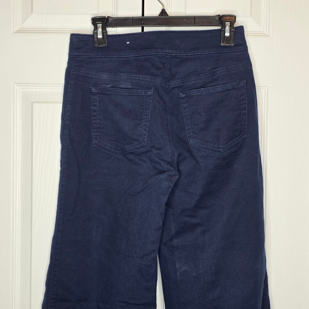 LOFT The Palmer Wide Leg Pants in Deep Space Blue Sz 0 NWOT - Picture 5 of 9